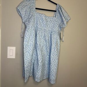 Abound Blue Floral Mini Dress